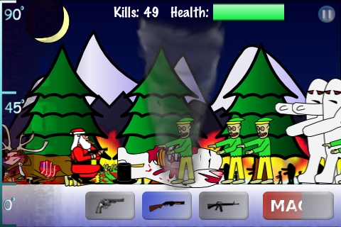 Screenshot Santa vs Zombies Screenshot Santa vs Zombies